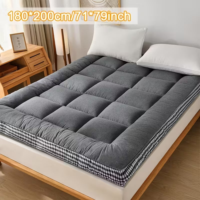 Durable Structure] Soft & Comfortable Black Japanese-Style Floor Futon Mattress